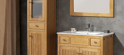 Conjunto de muebles de baño rústicos de Bath Quality