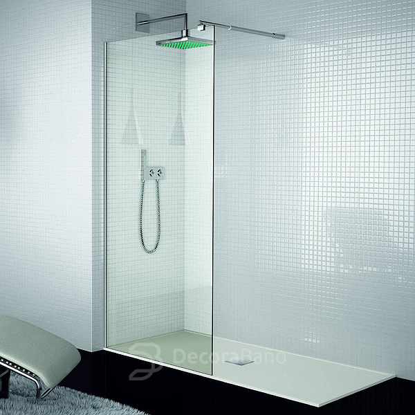 Mampara fija de ducha de aspecto minimalista 300 de Kassandra