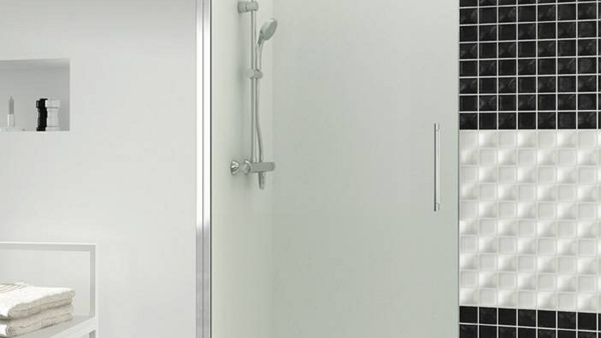 Mamparas de ducha Frontal Puertas Plegables a medida modelo OBI