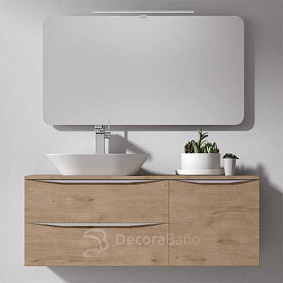 Mueble de baño moderno suspendido Landes