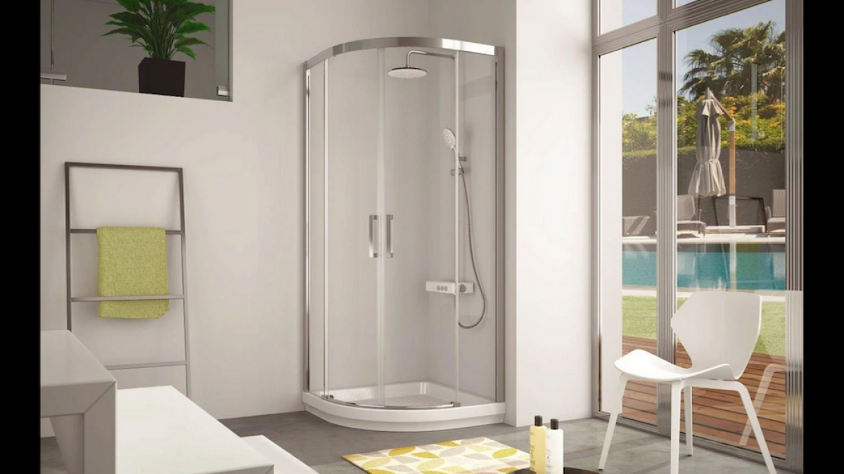 Apelar a ser atractivo Llevando alegría ▷ Como instalar una mampara de ducha Semicircular | Decorabaño [2023]