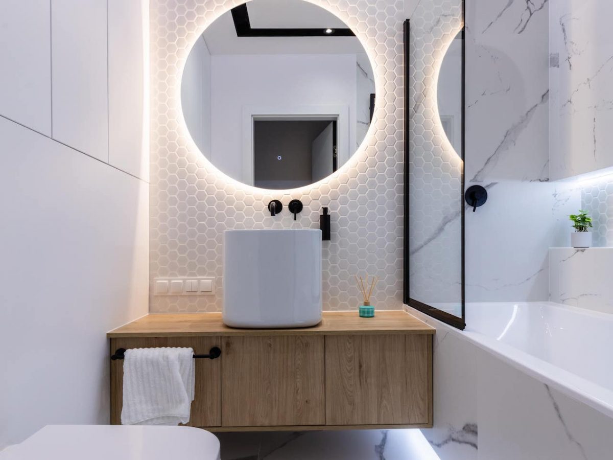10 Ideas para aprovechar el espacio en baños pequeños