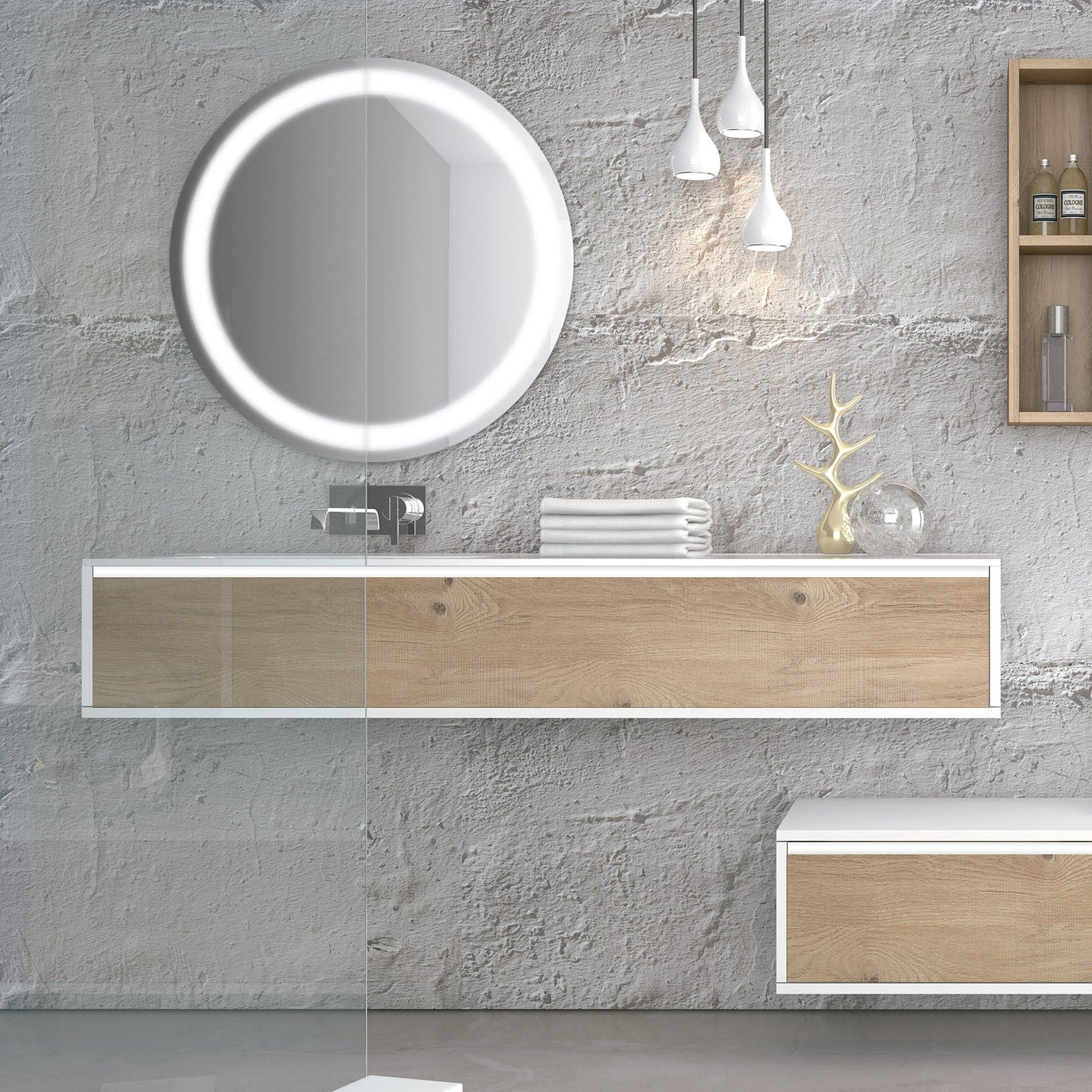 muebles de baño japandi