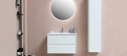 Cómo colgar un columna de baño